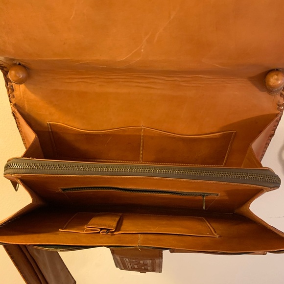 Vintage leather bag - Picture 4 of 4